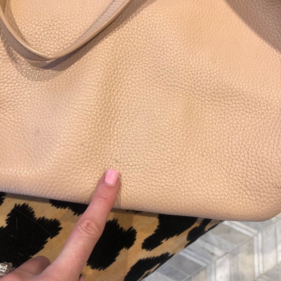 Tory Burch blush pebble tote - Picture 3 of 7